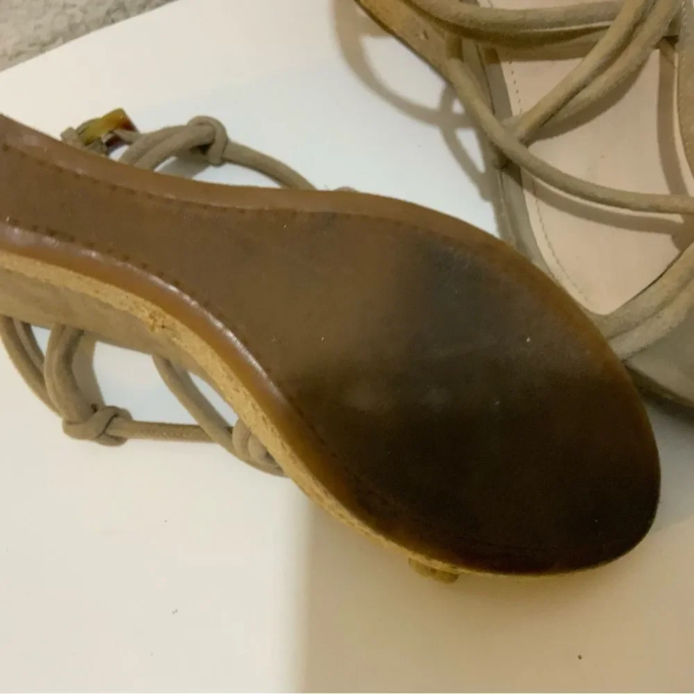 Prada suede Espadrilles Wedges Women beige Italy